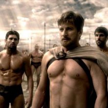 300 - L'alba di un impero: David Wenham in una scena tratta dal film