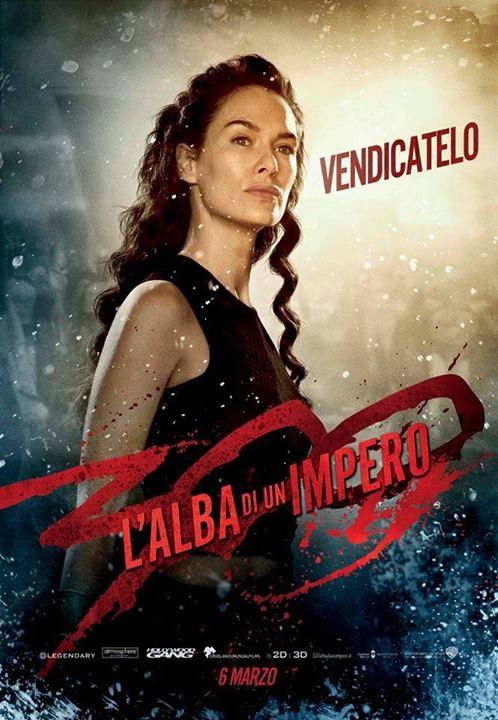 300 L Alba Di Un Impero Nuovo Character Poster Italiano Per Lena Headey Nei Panni Della Regina Gorgo 300475