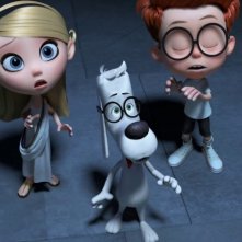 Mr. Peabody e Sherman: Sherman con Mr. Peabobody e Penny in una scena del film d'animazione