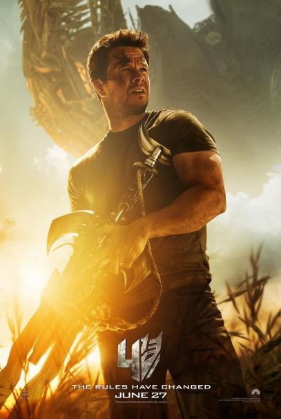 Transformers Age Of Extinction Il Character Poster Di Mark Wahlberg 300576