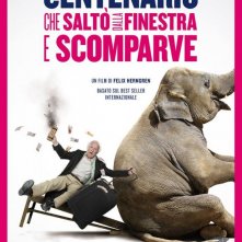 Il centenario che saltò dalla finestra e scomparve: la locandina italiana