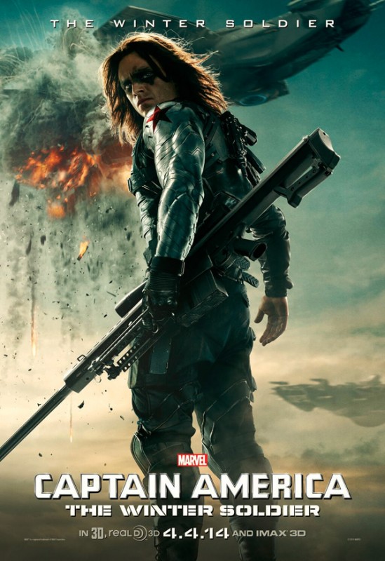Captain America The Winter Soldier Il Character Poster Di Sebastian Stan 300746