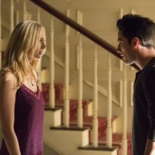 The Vampire Diaries: Michael Trevino e Candice Accola nell'episodio No Exit