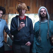 Frank: Maggie Gyllenhaal, Domhnall Gleeson, Scoot McNairy e François Civil