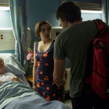 Girls: Lena Dunham durante una scena dell'episodio Flo