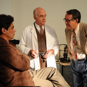 Jimmy P.: Benicio Del Toro con Joseph Cross e Larry Pine una scena del film