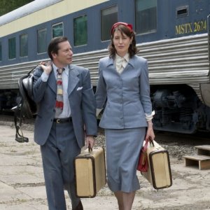 Jimmy P.: Mathieu Amalric in una scena con Gina McKee