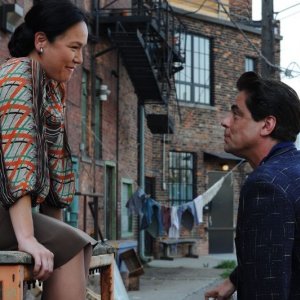 Jimmy P. (Psychotherapy of a Plains Indian) : Misty Upham in una scena del film con Benicio Del Toro