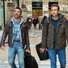 Amici come noi: Pio e Amedeo in una scena tratta dal film