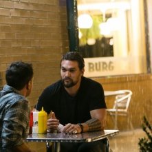 The Red Road: Martin Henderson e Jason Momoa in una scena della serie