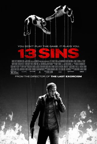 13 Sins: la locandina del film