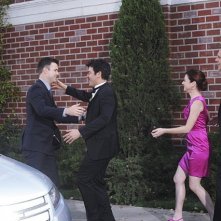 How I Met Your Mother: Cobie Smulders, Alyson Hannigan e Neil Patrick Harris nell'episodio Rally