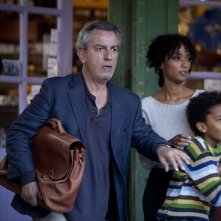 Nottetempo: Esther Elisha in una concitata scena del film con Gianfelice Imparato e Samuel Colungi