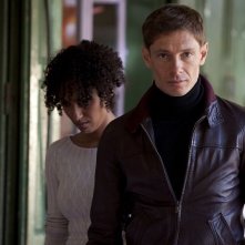 Nottetempo: Esther Elisha in una foto promozionale del film con Giorgio Pasotti