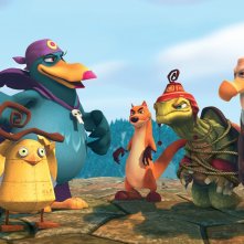 Cuccioli - Il paese del vento: una scena del lungometraggio d'animazione