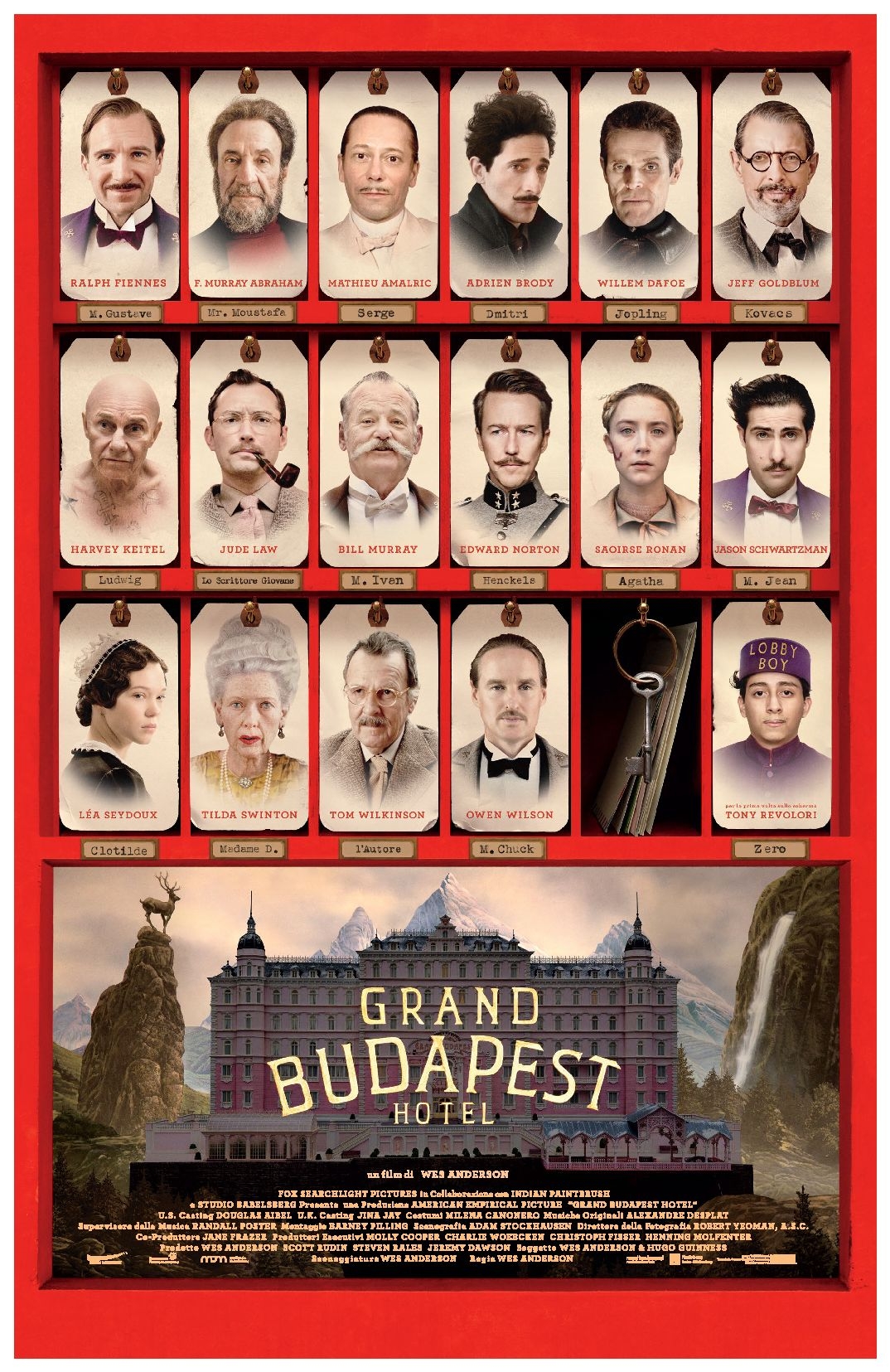 Grand Budapest Hotel Il Poster Italiano 301874
