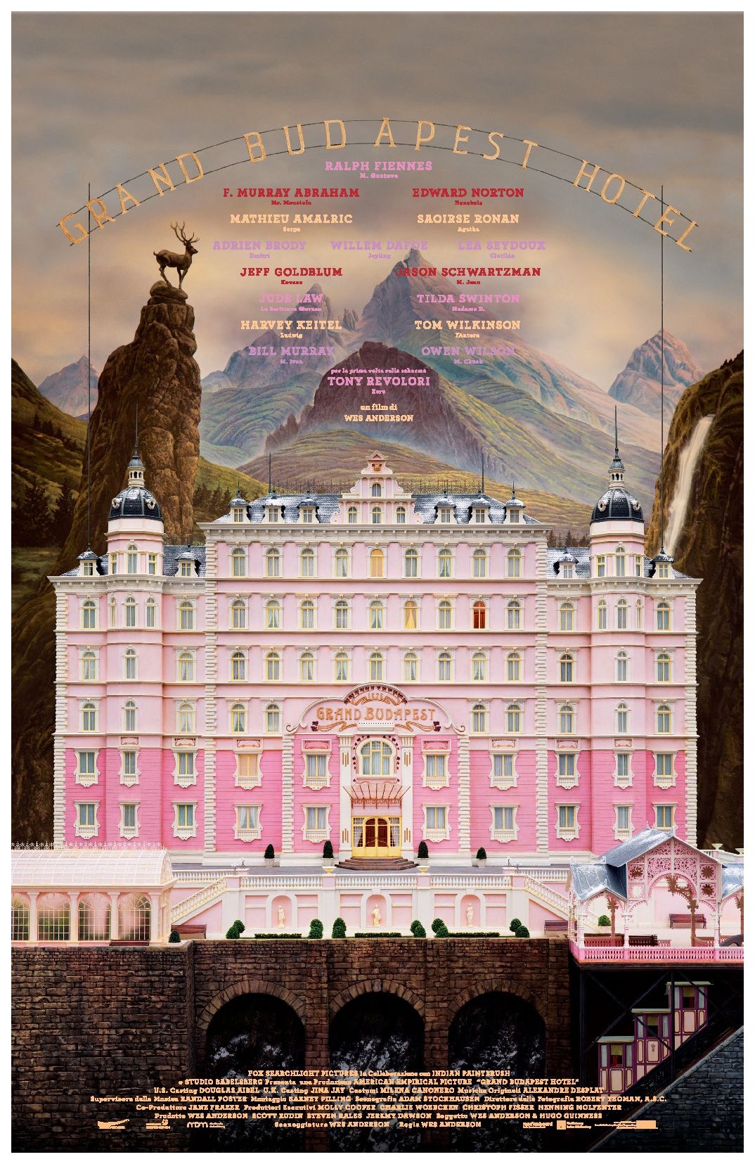 Grand Budapest Hotel Nuovo Poster Italiano 301875