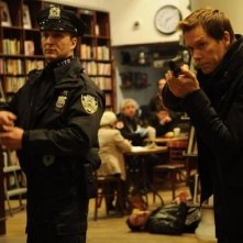 The Following: Kevin Bacon in una scena dell'episodio Unmasked