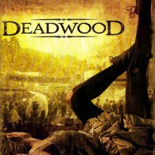 Deadwood: Ian McShane in una scena della serie