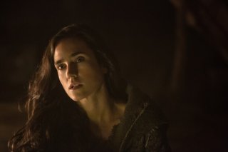 Noah: un primo piano di Jennifer Connelly nell'oscurità
