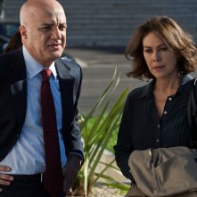 Le due leggi: Luigi Petrucci ed Elena Sofia Ricci nella fiction Rai