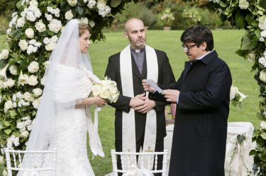 Un matrimonio da favola: Ricky Memphis e Andrea Osvart in una scena del film