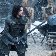 Il Trono Di Spade Kit Harington Durante Una Scena Della Quarta Stagione Della Serie 305233