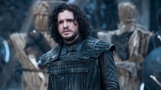 Il trono di spade: Kit Harington in una scena della quarta stagione