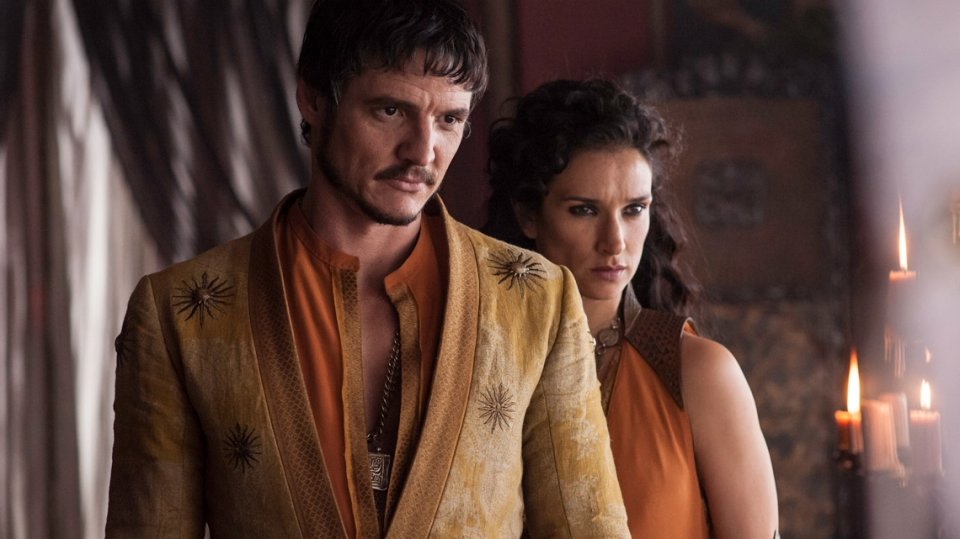 Il trono di spade: Pedro Pascal e Indira Varma in una scena dell'episodio Two Swords