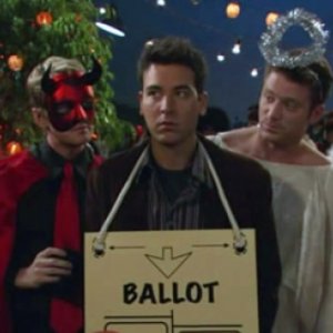 How I Met Your Mother: Josh Radnor in una scena dell'episodio La zucca supersexy