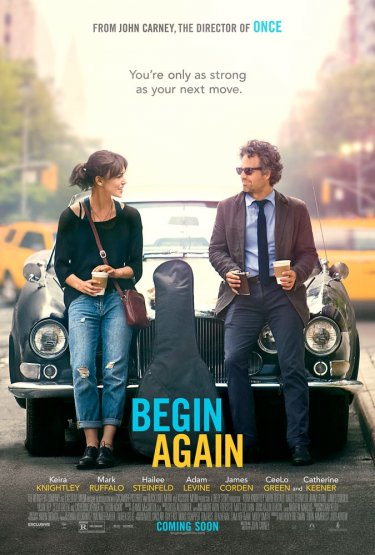 Begin Again - Tutto può cambiare: la locandina del film