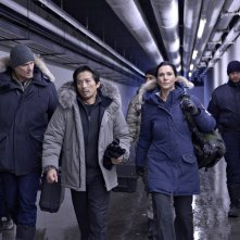 Helix: Billy Campbell, Hiroyuki Sanada e Kyra Zagorsky nel primo episodio della serie