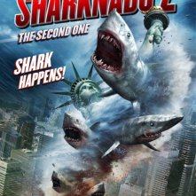 Sharknado 2: The Second One: la locandina del film