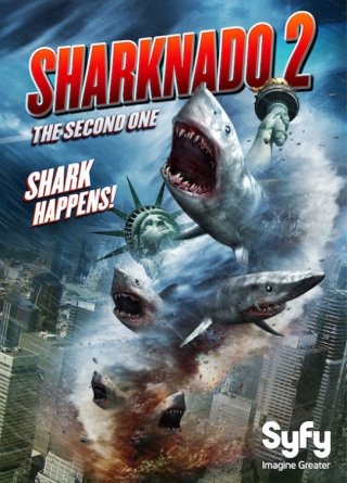 Sharknado 2: The Second One: la locandina del film