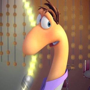 Barry, Gloria e i Disco Worms: Barry con lo sguardo un po' titubante in una scena del film