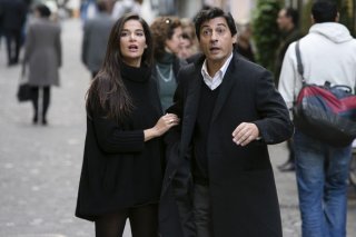 Un matrimonio da favola: Ilaria Spada insieme a Emilio Solfrizzi in una scena del film