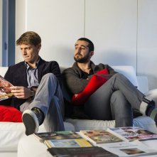 Un matrimonio da favola: Luca Angeletti in una scena del film con Giorgio Pasotti