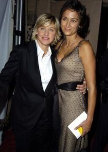 Una foto di Alexandra Hedison con Ellen DeGeneres, sua ex-fidanzata
