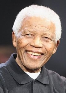 Una foto di Nelson Mandela