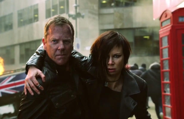 24: Live Another Day, Kiefer Sutherland e Mary Lynn Rajskub in un'immagine