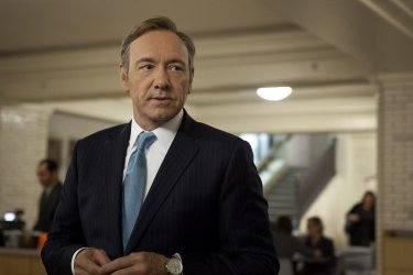 House of Cards: Kevin Spacey in una scena della serie