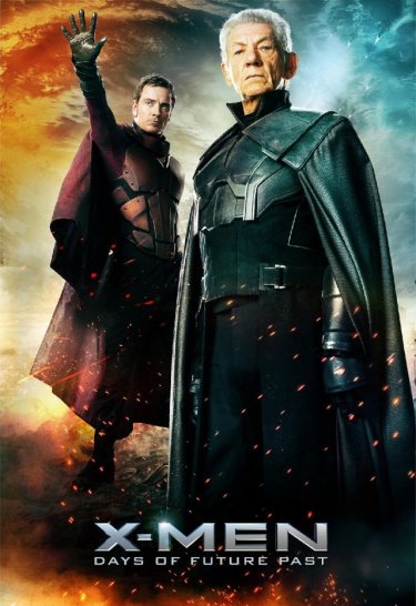 X-Men: Days Of Future Past: il poster di Magneto e Magneto, Ian McKellen e Michael Fassbender