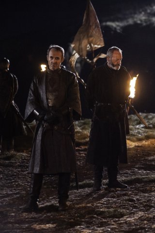 Il trono di spade: Stephen Dillane e Liam Cunningham nell'episodio The Lion and the Rose