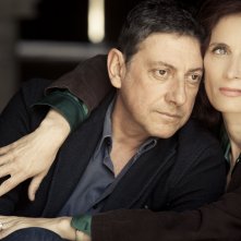 Il regista e attore Sergio Castellitto in una foto promozionale con la moglie Margaret Mazzantini