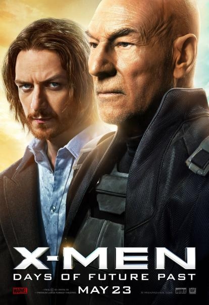 X Men Days Of Future Past Il Character Poster Di Patrick Stewart E James Mcavoy 349684
