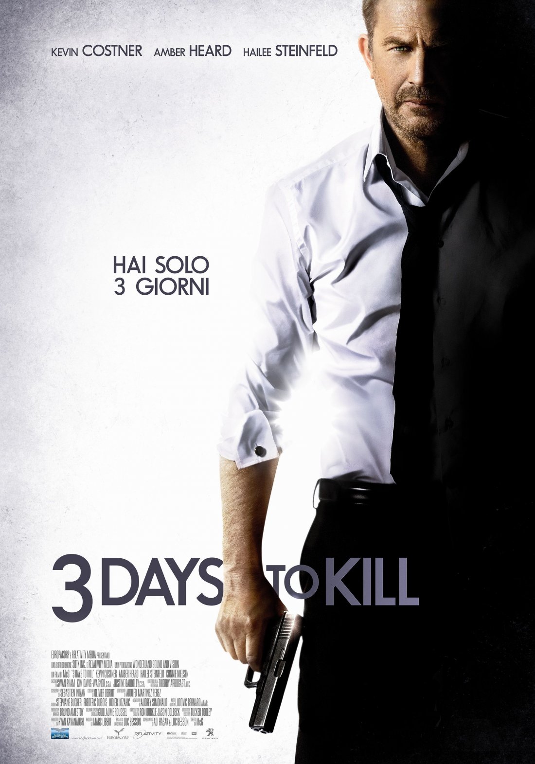 3 Days To Kill La Locandina Italiana Del Film 354072