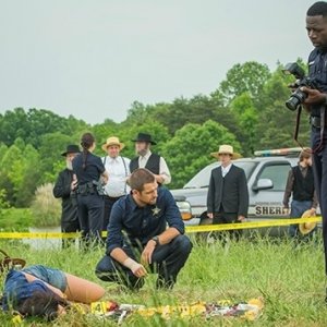 Banshee: Antony Starr in una scena dell'episodio The Warrior Class