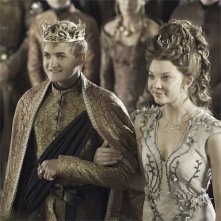 Il trono di spade: Jack Gleeson e Natalie Dormer nell'episodio The Lion and the Rose