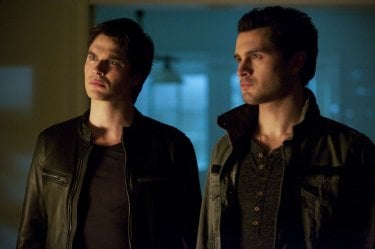 The Vampire Diaries: Ian Somerhalder, Michael Malarkey nell'episodio Resident Evil