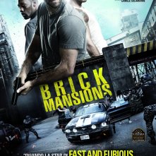 Brick Mansions: la locandina italiana del film